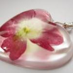 Dried Flower Resin Pendant,..