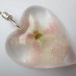 Dried Flower Resin Pendant,..