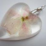 Dried Flower Resin Pendant,..