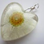 Dried Flower Resin Pendant,..