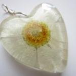 Dried Flower Resin Pendant,..
