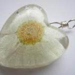 Dried Flower Resin Pendant,..