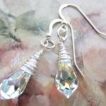 Crystal Earrings, Swarovski..