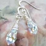 Crystal Earrings, Swarovski..
