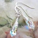 Crystal Earrings, Swarovski..
