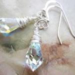 Crystal Earrings, Swarovski..