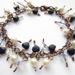 Goldstone Bracelet, Swarovs..