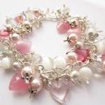 Cluster Bracelet, Pink Swar..