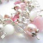 Cluster Bracelet, Pink Swar..