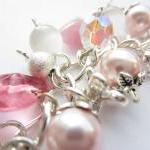 Cluster Bracelet, Pink Swar..