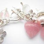 Cluster Bracelet, Pink Swar..
