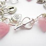 Silver Charm Bracelet, Hear..