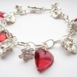 Charm Bracelet, Silver Brac..
