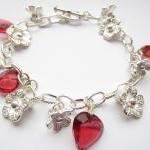 Charm Bracelet, Silver Brac..