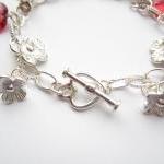 Charm Bracelet, Silver Brac..